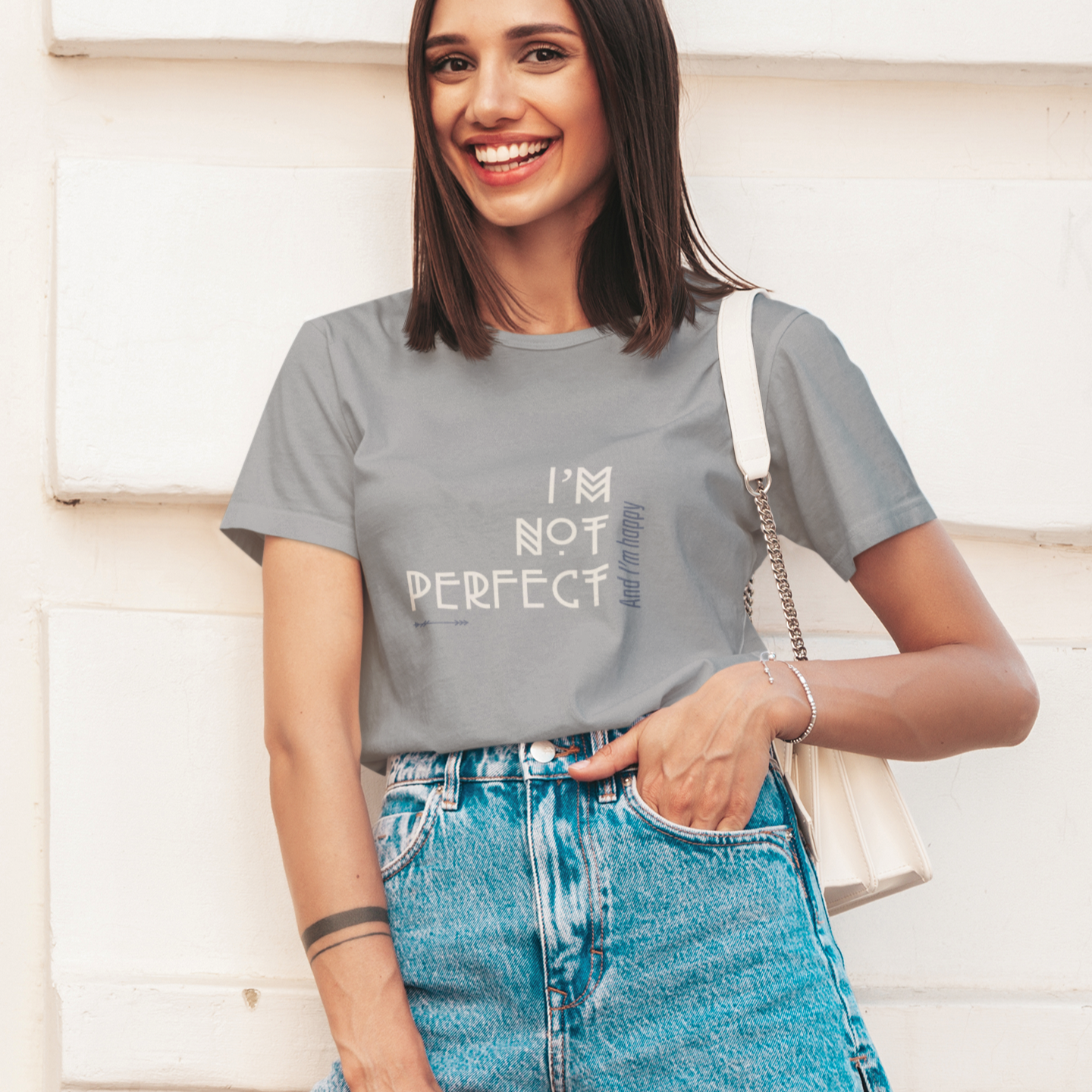 I'm not perfect -più colori disponibili-