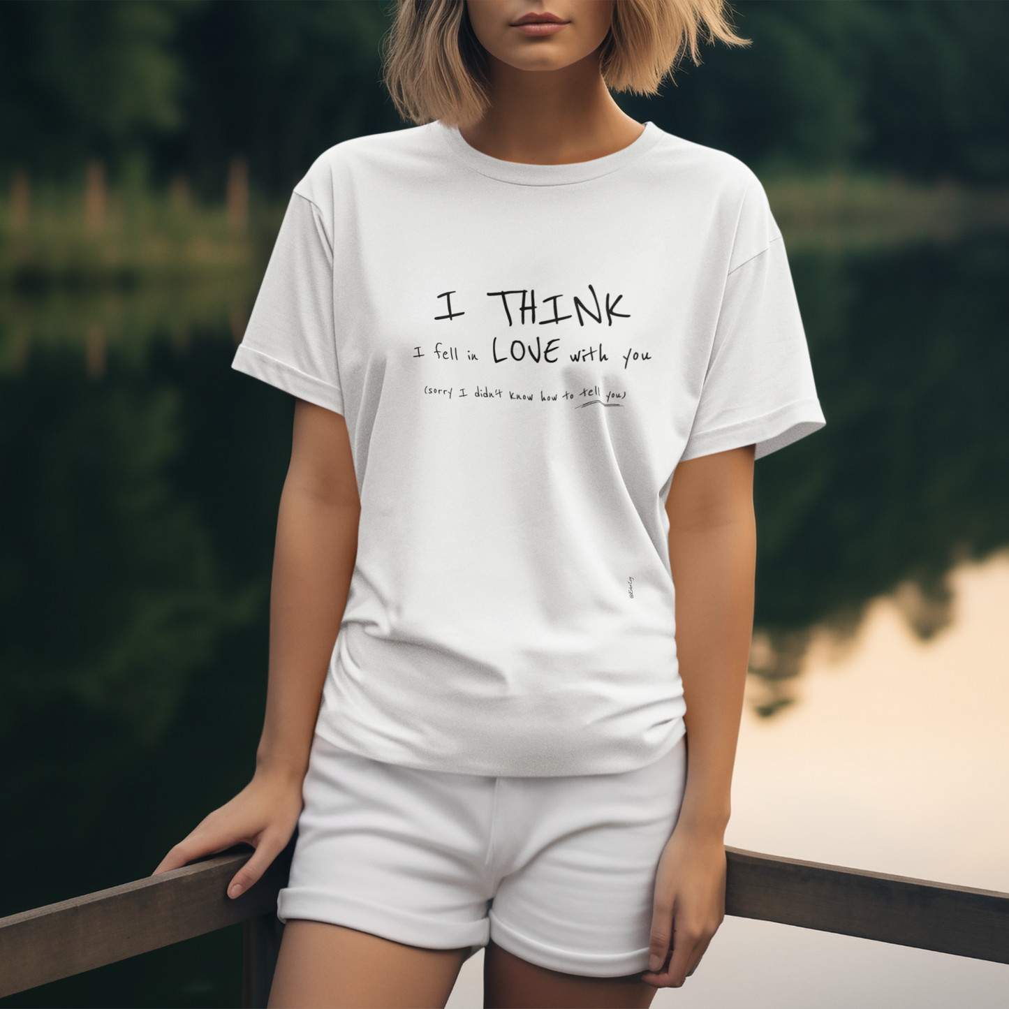 I think I love you  -più colori disponibili-