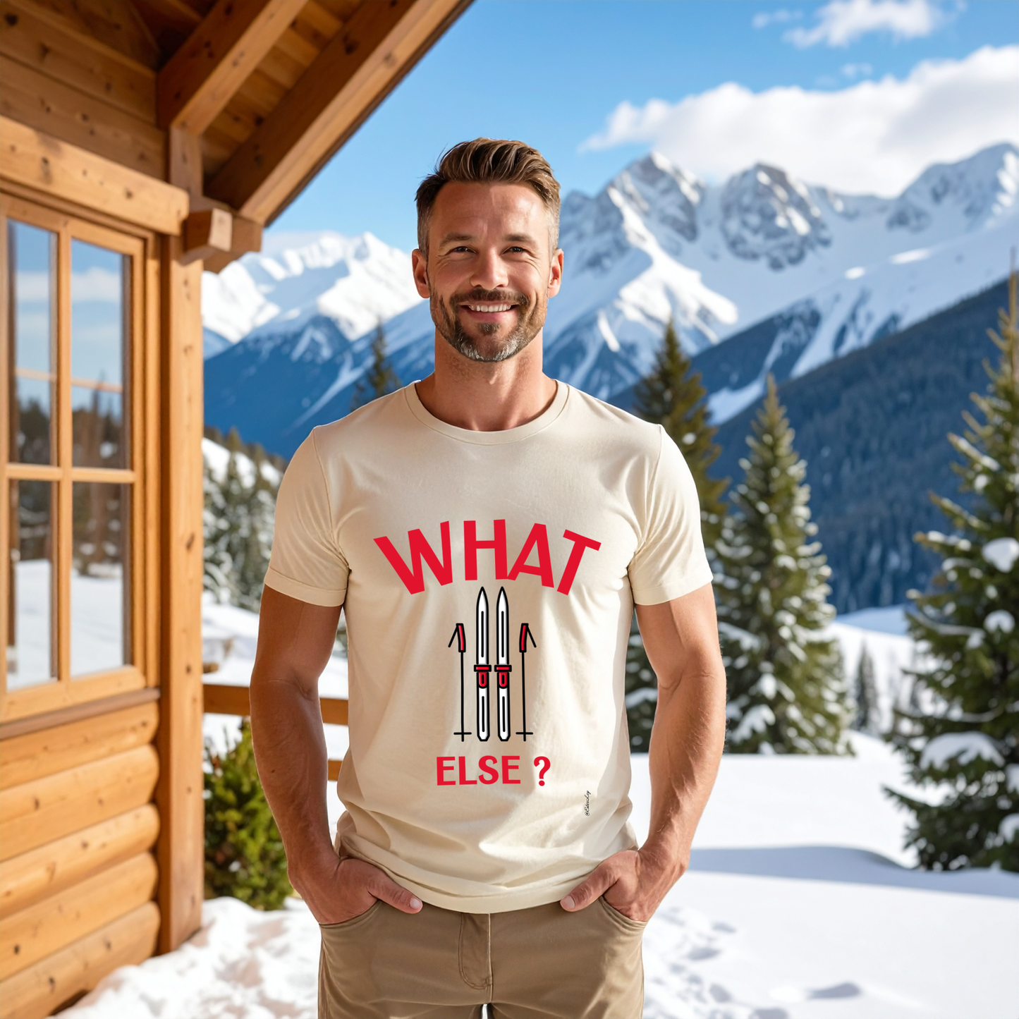 What else ski t-shirt  -più colori disponibili-