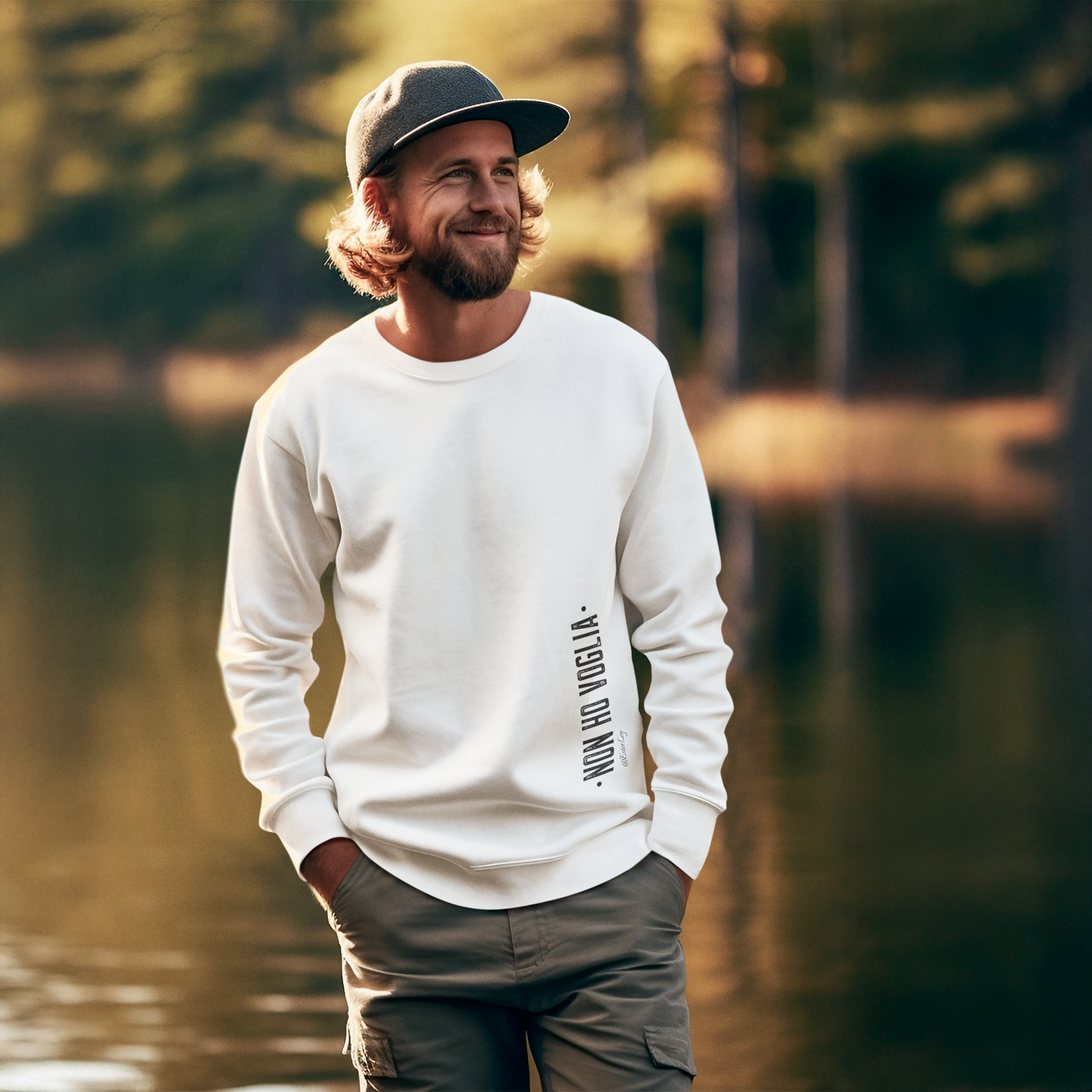 Non ho voglia sweatshirt  -più colori disponibili-