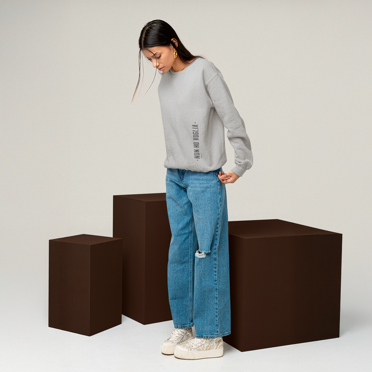 Non ho voglia sweatshirt  -più colori disponibili-