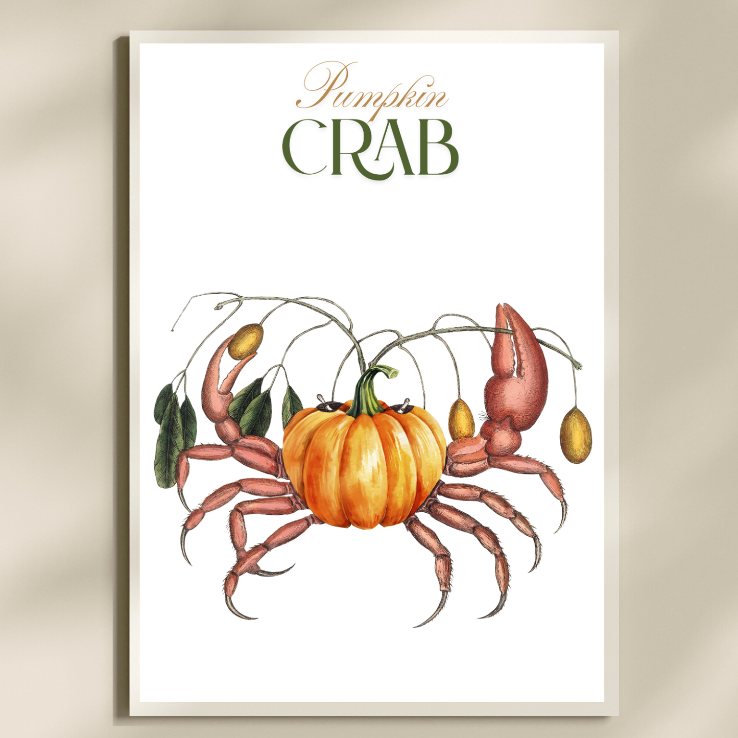 Pumpkin crab