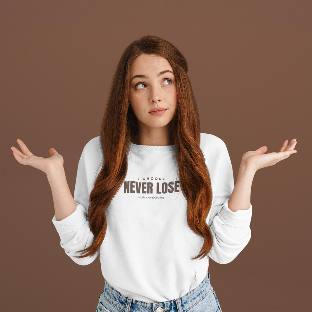 I choose never lose • Felpa