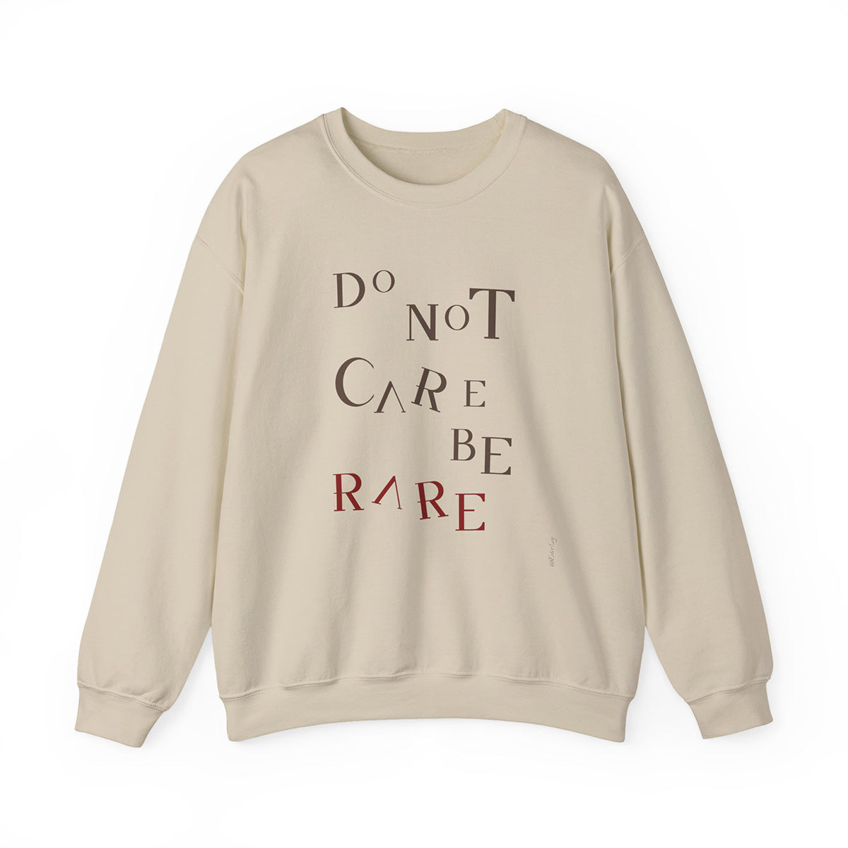 Do not care be rare • Felpa