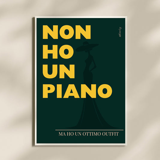 Non ho un piano
