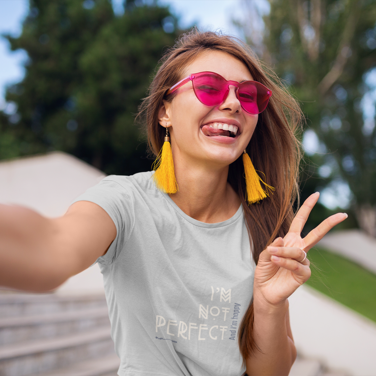 I'm not perfect  -più colori disponibili-