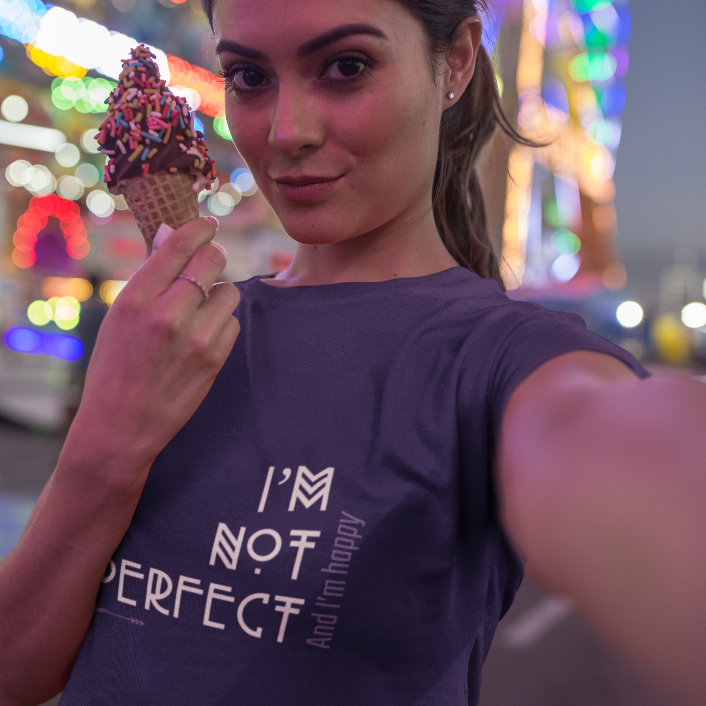 I'm not perfect  -più colori disponibili-