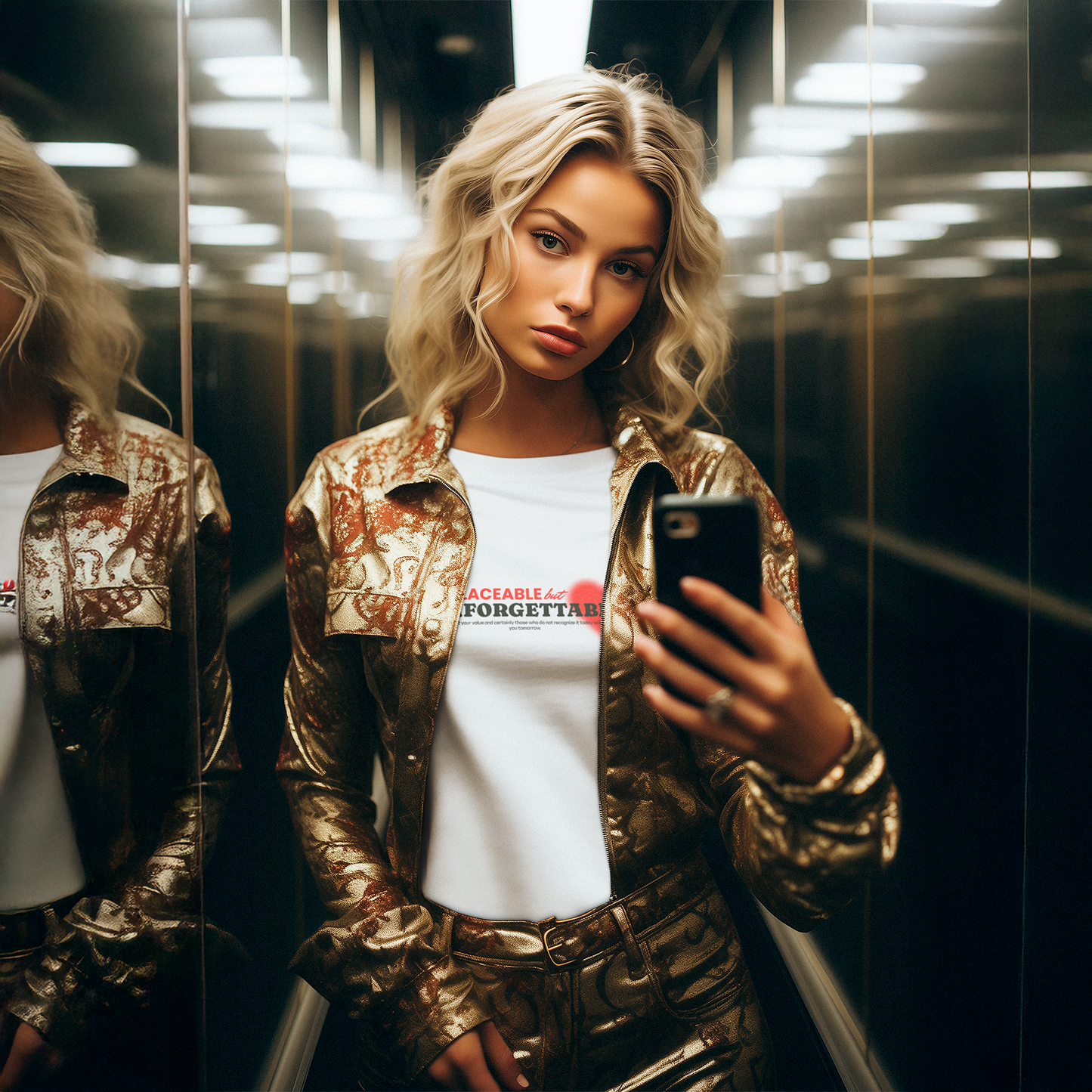 Replaceable but unforgettable -più colori disponibili-