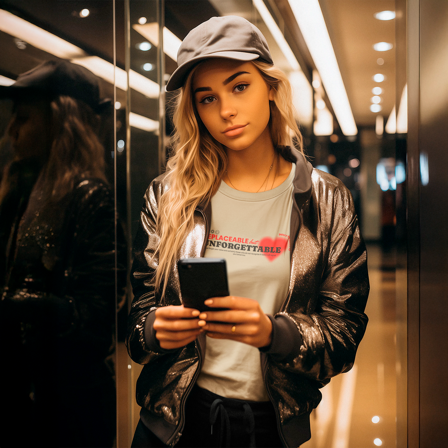 Replaceable but unforgettable -più colori disponibili-