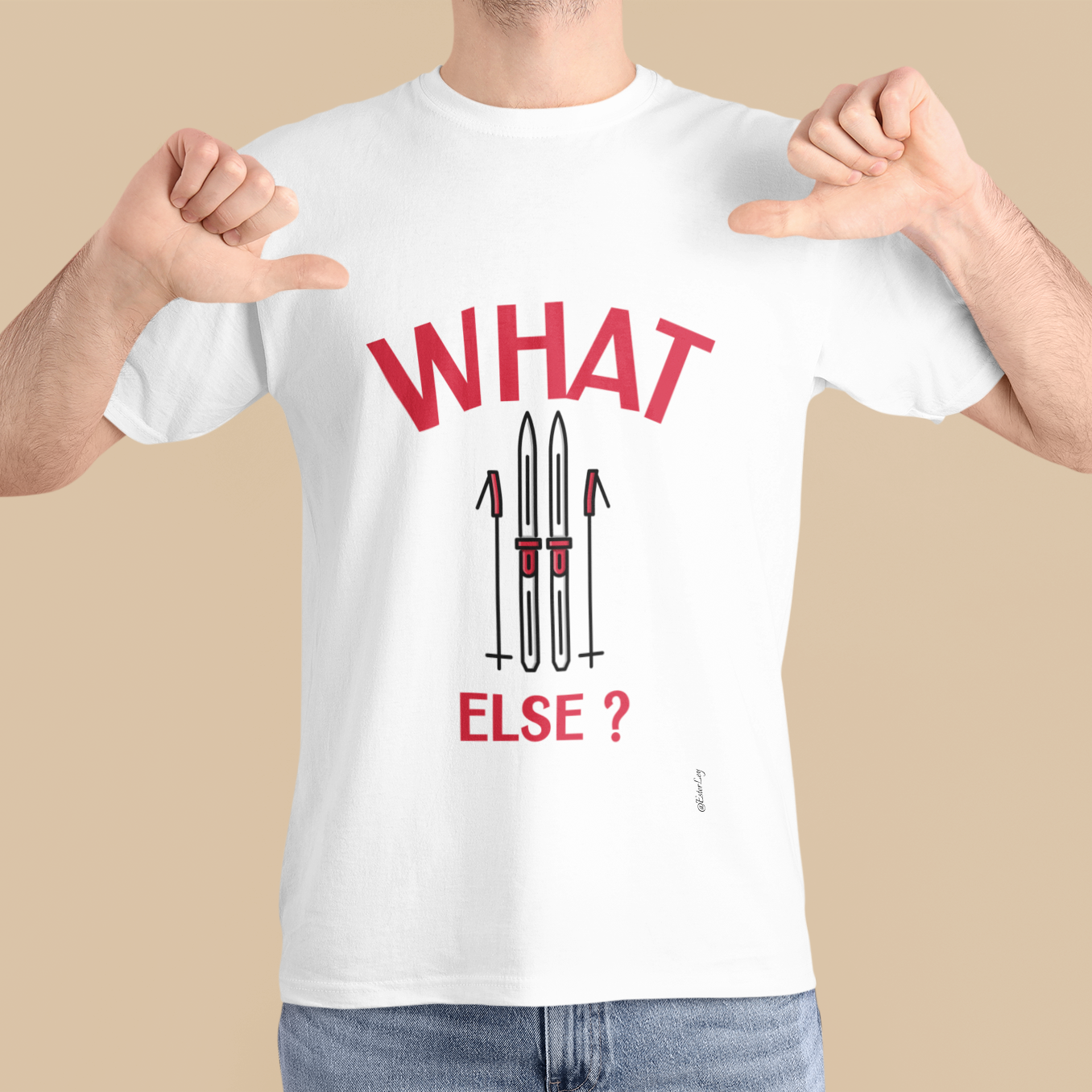 What else ski t-shirt  -più colori disponibili-